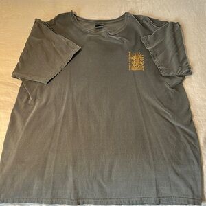 Men's Olive Green Graphic T-Shirt with Santa Catalina Island logo